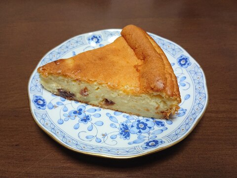 レーズン入りチーズケーキ